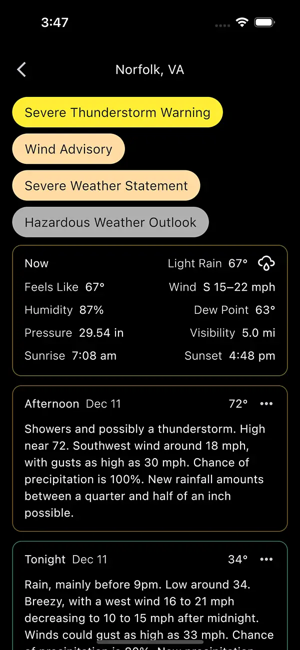 RadarX Screenshot 2